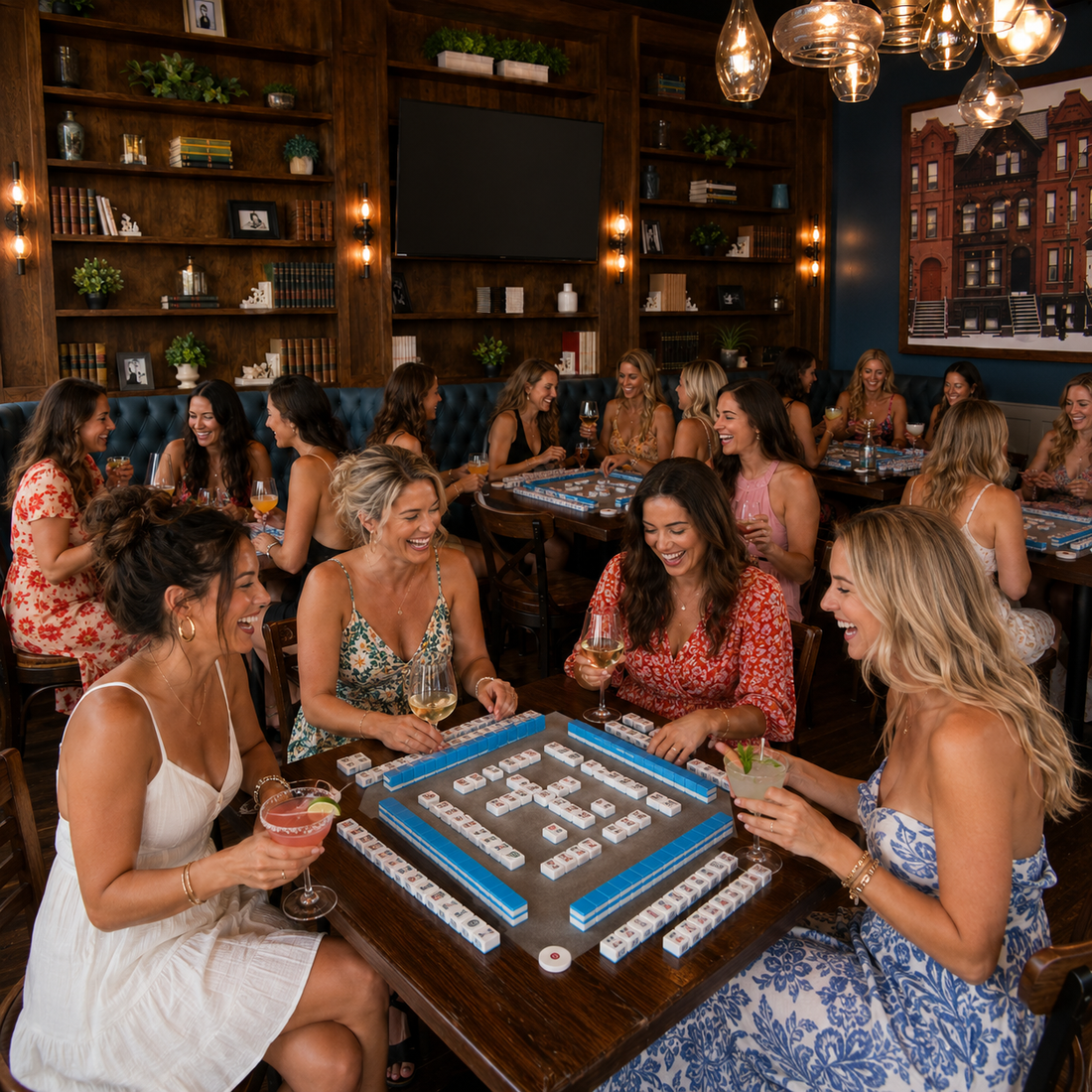 Bites Baking School Mahjong 102 at Robinson Ale House in Monmouth County, NJ