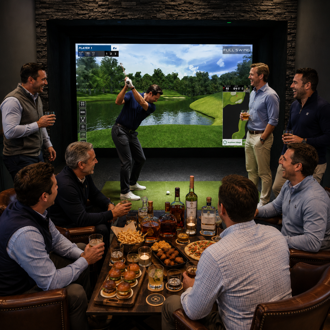 Bites Gents Golf event at Baseline Social in Monmouth County NJ