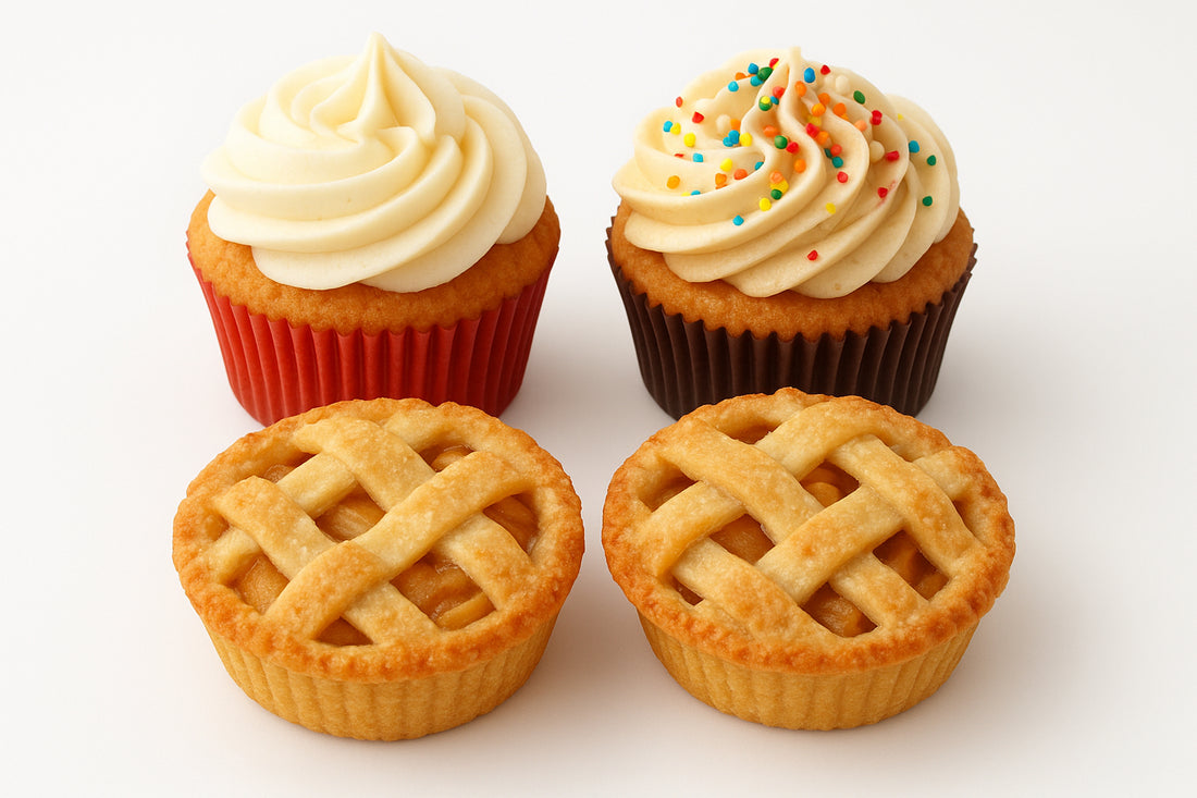 Assorted Box Cupcakes + Pies